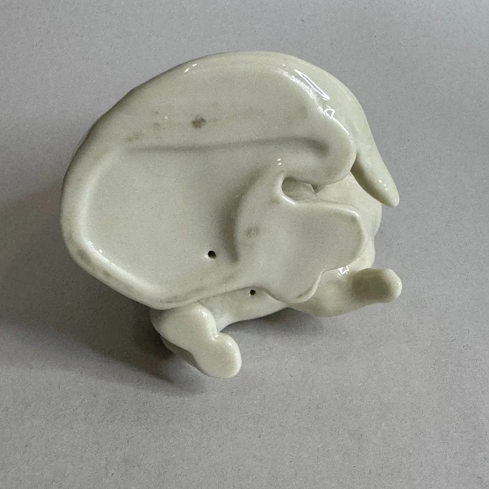 Vintage White Porcelain Cat and Kitten Figurine‎ Mother and Baby Statue 4.5 Inch - Picture 5 of 7